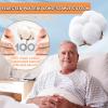 YFJBDKS Breathable Cotton Diapers are Not Wet and Leak Proof,Unisex Waterproof Incontinence Adult Diaper,Reusable Diaper Pants,for The Elderly, Disabled, Postpartum,4 Pieces,L view 2
