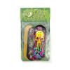 SPITBOARDS 34mm Fingerboard Deck - Real Wood (5-Layers) Classic Popsicle Street Shape - Size: 34 x 96 mm - Single Graphic Deck (Real Wear) - Optimized Concave - Alien-Octopus view 4