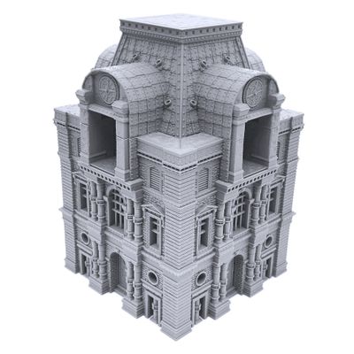 Barrel Riders Barracks by Printable Scenery, 3D Printed Tabletop RPG Scenery and Wargame Terrain 28mm Miniatures