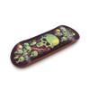 SPITBOARDS 34mm Fingerboard Deck - Real Wood (5-Layers) Classic Popsicle Street Shape - Size: 34 x 96 mm - Single Graphic Deck (Real Wear) - Optimized Concave - Lime Green Skull view 3
