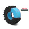 1.9 tire Inserts Soft Outer Foam Inserts 4 Pcs Car Crawler Tire Foams Wheel Inlay Foam Sponge Multiple Colors Available for 1.9inch Wheel Tires RC Crawler Axial SCX10 90046 TRX4 (Sky Blue) view 2