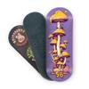 SPITBOARDS 34mm Fingerboard Deck - Real Wood (5-Layers) Classic Popsicle Street Shape - Size: 34 x 96 mm - Single Graphic Deck (Real Wear) - Optimized Concave - Mushroom Cheese view 2