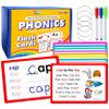 530 Reading Flash Cards for Kids with Decodable Passages, 154 Phonics Flash Cards, Learn to Read Write Spell Words, CVC Words, Blends and Digraphs Kindergarten, 1st Grade 2nd Grade Learning to Read view 1