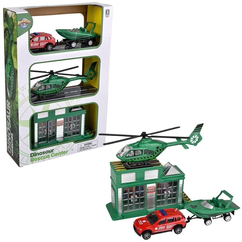 Rhode Island Novelty Dinosaur Die Cast Rescue Center