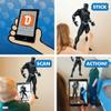 Wall Palz Marvel Black Panther Wall Decal - 29" Augmented Reality Black Panther Bedroom Decor Peel and Stick Vinyl Wall Stickers view 3