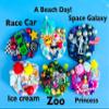 MAGIC Play dough Jars, Play dough kit,Kids Party Favors, Goodie Bags,Birthday Party Favors, Playdoh, Birthday gift for kids, girls boys gift (Ice Cream) view 1