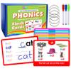 530 Learn to Read Write Spell Decodable Words with Pictures and Sentences, 154 Phonics Flash Cards for Kids Ages 3-10, Letter Sounds, CVC Words, Blends and Digraphs Preschool, Kindergarten, 1st Grade view 1