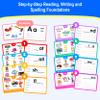 530 Learn to Read Write Spell Decodable Words with Pictures and Sentences, 154 Phonics Flash Cards for Kids Ages 3-10, Letter Sounds, CVC Words, Blends and Digraphs Preschool, Kindergarten, 1st Grade view 2