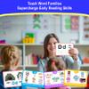 530 Learn to Read Write Spell Decodable Words with Pictures and Sentences, 154 Phonics Flash Cards for Kids Ages 3-10, Letter Sounds, CVC Words, Blends and Digraphs Preschool, Kindergarten, 1st Grade view 3