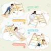 Costzon Climbing Toys for Toddlers, Foldable Montessori Wooden Arch Climber Ladder with Sliding Ramp, Play Table, Multi-Combination Methods, Kids Triangle Climber Play Gym Set for Boys Girls Present view 4