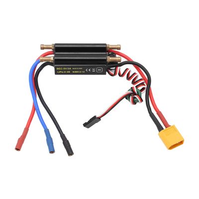 30A RC Boat ESC 30A RC Brushless Motor Electric Speed Controller RC Boat Accessory for 450mm Boat Model