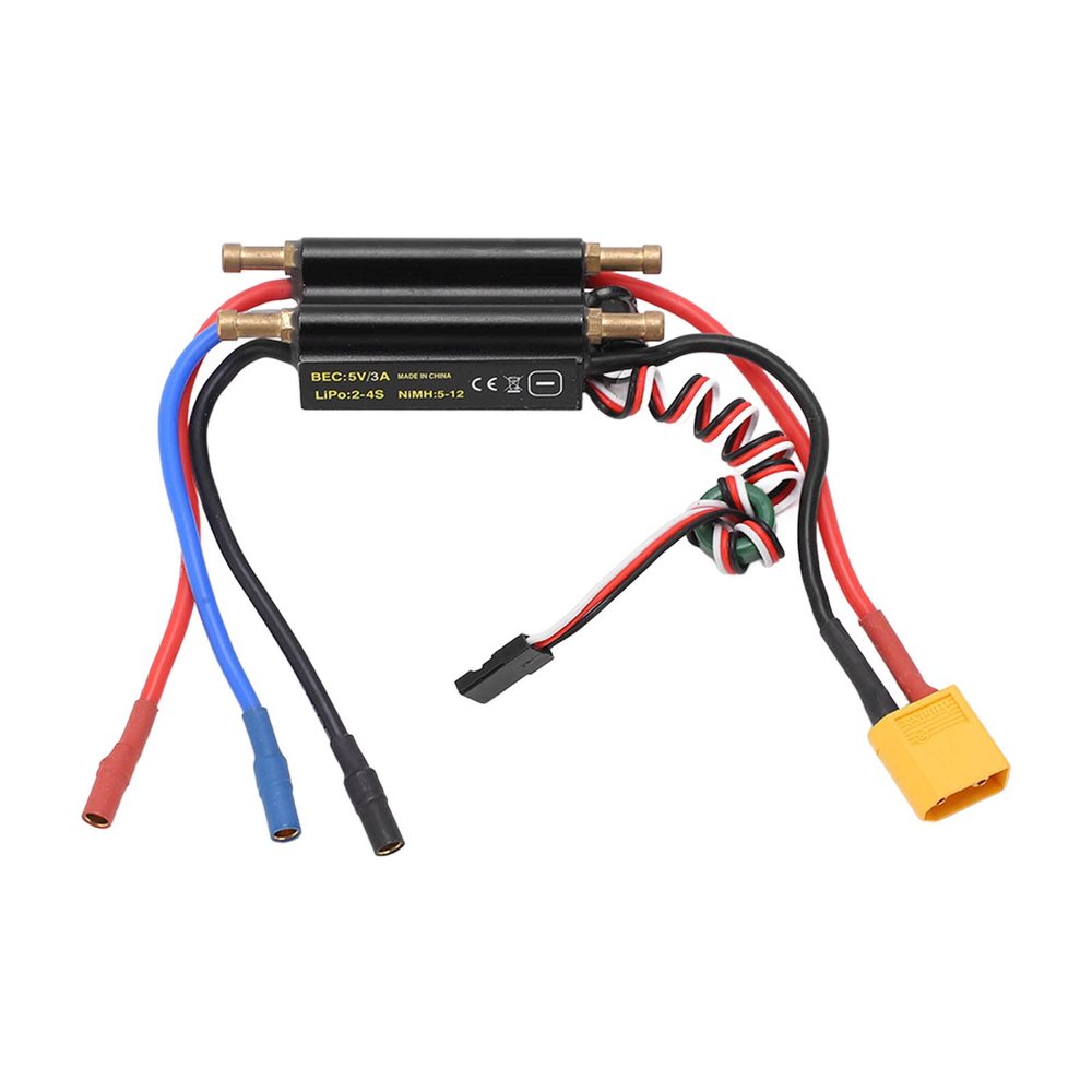 30A RC Boat ESC 30A RC Brushless Motor Electric Speed Controller RC Boat Accessory for 450mm Boat Model