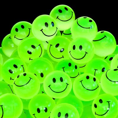 Playbees Glow in The Dark Bouncy Balls Bulk for Kids 144 Pack Super Bouncy Small Balls 1 inch for Kids Vending Machines Goodie Bag Stuffers for Boys and Girls