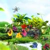 20Pcs Insect Toy Fake Plastic Bugs Figures for Kids - Flower Ladybug Bee Butterfly Ant Cricket Mantis Scorpion Spider School Project Birthday Cake Topper Party Favors April Fool's Day Prank Gifts view 4