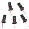DAGIJIRD 3V DIY Train Signal Lights Miniature Traffic Lamp 1:87 Scale for Train Layout Decoration, 5PCS view 1