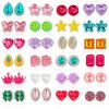 EleMirsa 24 Pairs Clip On Earrings Little Girl Party Favor Princess Clip on Earrings Dress Up Pretend Play Earrings for Little Girl Kids Toddlers Jewelry Set view 1