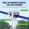 VEVOR Zipline Kit for Kids and Adult, 52 ft Zip Line Kits Up to 330 lb, Backyard Outdoor Quick Setup Zipline, Playground Entertainment with Zipline, Nylon Safety Harness, Seat, and Handlebar view 3