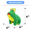 Hopearl Jumping Croaking Frog Interactive Electronic Pet Leapfrogging Plush Toy with Sounds and Movements Animated Stick Out Tongue Frog Gifts for Toddlers Birthday, 6'' view 2