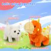 Hopearl Walking Polar Bear Interactive Electronic Pet Plush White Bear Toy with Sounds and Movements Animated Shaking Head Gifts for Toddlers Birthday, 9'' view 4