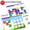 BenBen 100 pcs Math Cubes, 15 Activity Cards, Number Counting Blocks, STEM Educational Toy Gift, Homeschool Preschool Kindergarden Math Learning Supplies for Kids Ages 3-8 view 4