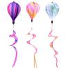 3 Pack Rainbow Hot Air Balloon Wind Spinner Garden Pinwheels Whirligigs Wind Spinner Decorations Outdoor Hanging Decor Lawn Yard Windsock Ornaments view 1