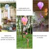 3 Pack Rainbow Hot Air Balloon Wind Spinner Garden Pinwheels Whirligigs Wind Spinner Decorations Outdoor Hanging Decor Lawn Yard Windsock Ornaments view 3