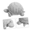RORPOIR Mini Sandstone Turtle Statue Figurine Realistic Turtle Ornament for Landscapes and Dollhouses and Fade-Resistant Garden Decoration view 2