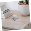RORPOIR Mini Sandstone Turtle Statue Figurine Realistic Turtle Ornament for Landscapes and Dollhouses and Fade-Resistant Garden Decoration view 3