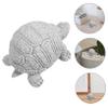RORPOIR Mini Sandstone Turtle Statue Figurine Realistic Turtle Ornament for Landscapes and Dollhouses and Fade-Resistant Garden Decoration view 4