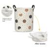 Foruidea Sweet Chocolate Chip Cookies In White Laundry Basket,Laundry Hamper,Collapsible Storage Bin, Oxford Fabric Clothes Baskets,Nursery Hamper For Home,Office,Dorm,Gift Basket view 2