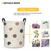 Foruidea Sweet Chocolate Chip Cookies In White Laundry Basket,Laundry Hamper,Collapsible Storage Bin, Oxford Fabric Clothes Baskets,Nursery Hamper For Home,Office,Dorm,Gift Basket view 3