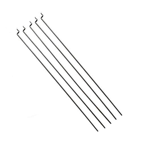 20PCS Z-Type Steering Gear Lever Diameter 1.2mm Length 20cm Stainless Steel Pull Rod Servo Lever for RC Airplane Part