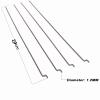 20PCS Z-Type Steering Gear Lever Diameter 1.2mm Length 20cm Stainless Steel Pull Rod Servo Lever for RC Airplane Part view 3