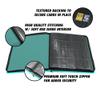 1280+ Cards 20 Pocket Card Binder Collector Card Album - Pages Compatible with Pokemon Cards, Sports Cards, Yugioh, MTG and Other TCG - Trading Card Sleeve with Side Loading Pockets (Teal/Teal) view 4
