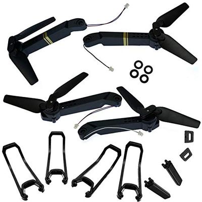 Drone Propeller Blades Guards Arm Protector Guards/Fit for E58 WiFi FPV RC Quadcopter Drone/Fit for E58 Foldable Quadcopter Accessories (Color : Arms Guards Landing)