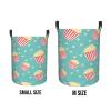 Foruidea Popcorn Laundry Basket,Laundry Hamper,Collapsible Storage Bin, Oxford Fabric Clothes Baskets,Nursery Hamper For Home,Office,Dorm,Gift Basket view 4