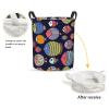 Foruidea Cute Fish Laundry Basket,Laundry Hamper,Collapsible Storage Bin, Oxford Fabric Clothes Baskets,Nursery Hamper For Home,Office,Dorm,Gift Basket view 2