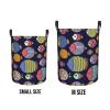 Foruidea Cute Fish Laundry Basket,Laundry Hamper,Collapsible Storage Bin, Oxford Fabric Clothes Baskets,Nursery Hamper For Home,Office,Dorm,Gift Basket view 4