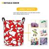 Foruidea Valentine Hearts Laundry Basket,Laundry Hamper,Collapsible Storage Bin, Oxford Fabric Clothes Baskets,Nursery Hamper For Home,Office,Dorm,Gift Basket view 3