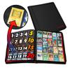 1280+ Cards 20 Pocket Card Binder Collector Card Album - Pages Compatible with Pokemon Cards, Sports Cards, Yugioh, MTG and Other TCG - Trading Card Sleeve with Side Loading Pockets (Black/Red) view 1