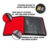1280+ Cards 20 Pocket Card Binder Collector Card Album - Pages Compatible with Pokemon Cards, Sports Cards, Yugioh, MTG and Other TCG - Trading Card Sleeve with Side Loading Pockets (Black/Red) view 4
