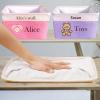 JCYIF Personalized Baby Toy Storage Basket Custom Toy Box with Name Storage Organizer Collapsible with Handles for Girl Boy view 4