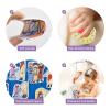 CHEFAN 4 Pack Felt Board Bible Stories Set, Flannel Board Stories,Precut Christian Flannel Graph Bible Toys for Kids, Include Prophet Jeremiah, Elisha and The Syrians, Nehemiah, Jesus Heals The Sick view 3