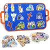 CHEFAN 4 Pack Felt Board Bible Stories Set, Flannel Board Stories, Nativity Flannel Graph Bible Toy for Kids, Include Jesus Resurrection, Ascension and Pentecost, Paul's Conversion, Prophet Isaiah view 1