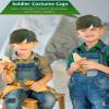 Cotiny 24 Pcs Kids Army Helmet Plastic Camouflage Hats Soldier Cap for Teen Halloween Costume Accessories Camo Party Supplies (Color Set 2) view 4