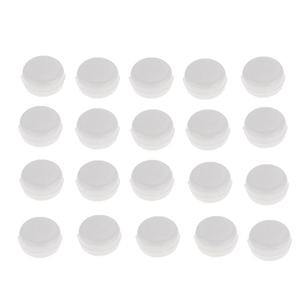 GANPUB 20Pcs Rattle Box Noise Maker Insert Squeaker Plastic Ring Box Repair Fix Rattle Accessories 15mm