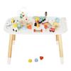 touch us Baby Activity Cubes for Kids,Toddler Activity Cubes&Activity Center Table with Wooden Bead MazesMini Toy Car,Gears&Blocks|Wooden Desk Play Table as Montessori Toy for 1 Year Old Boy Girl view 1