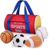 KMUYSL Baby Toys 0-12 Months, My First Sports Bag Plush Toy - 4 Sensory Balls Soft Toys with Crinkle, Rattles for 0-3-6-9-12 Month Newborn Infant, 1st Birthday for Babies Boys Girls Age 1 view 1