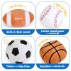 KMUYSL Baby Toys 0-12 Months, My First Sports Bag Plush Toy - 4 Sensory Balls Soft Toys with Crinkle, Rattles for 0-3-6-9-12 Month Newborn Infant, 1st Birthday for Babies Boys Girls Age 1 view 2