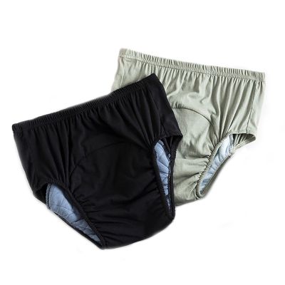 YFJBDKS Adult Cloth Diapers Water-Proof Incontinence Nappy, TPU Waterproof Nappy, Reusable Washable Elderly Incontinence Care Protection Nappies Underwear,2 Pieces,XXL